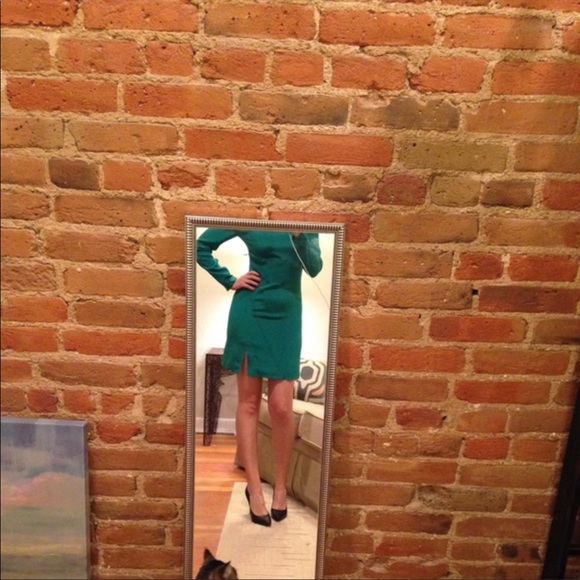 Vintage Hugo Buscati Silk Dress- size 6 - Picture 2 of 4